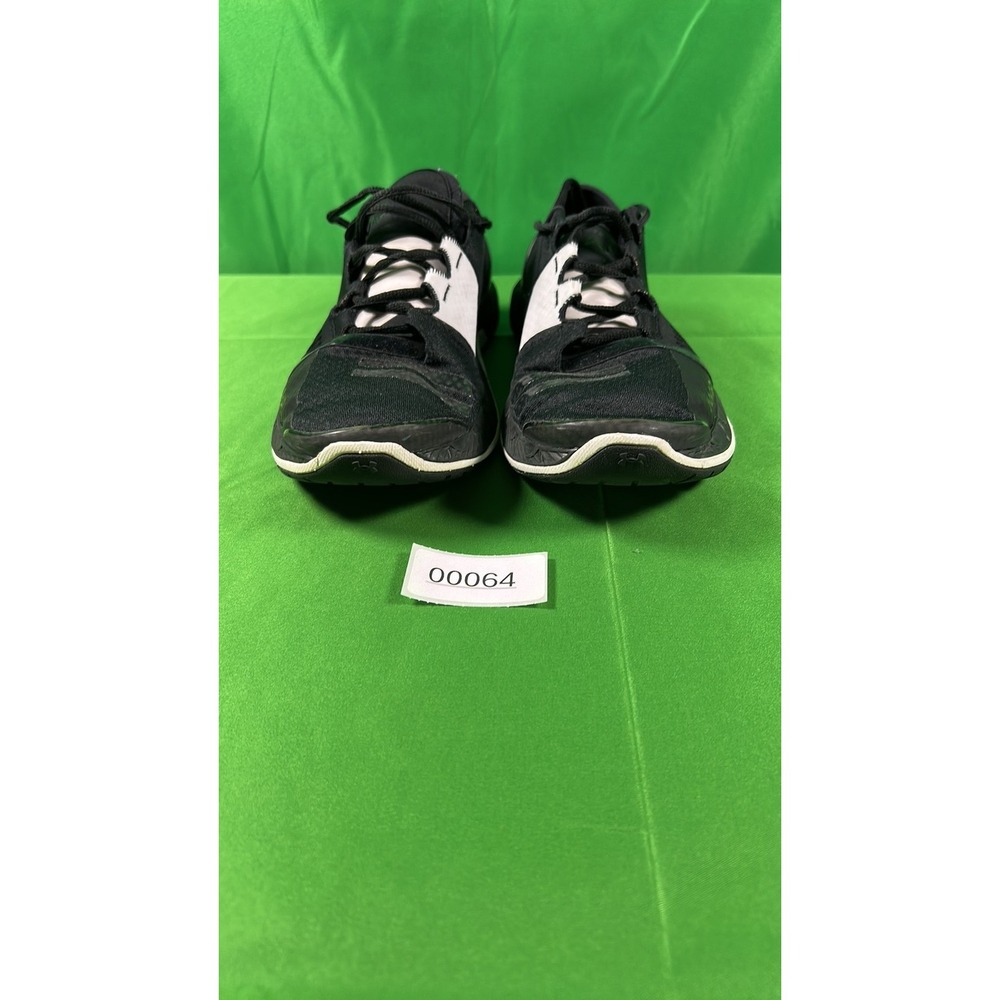 Under Armour Speedform AMP Training Shoes Black White 1282986-001 Mens 6.5